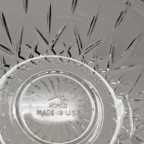 Vintage VTG HOMCO Clear Cut Glass Globe Round Fairy Lamp Light Candle Holder - Picture 4 of 11